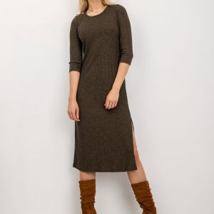 BSL Khaki Stripe Dress