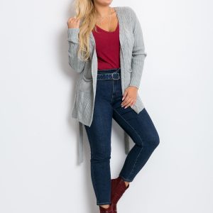 Grey plus size sweater Fluent