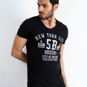 Black Men's T-Shirt Queens