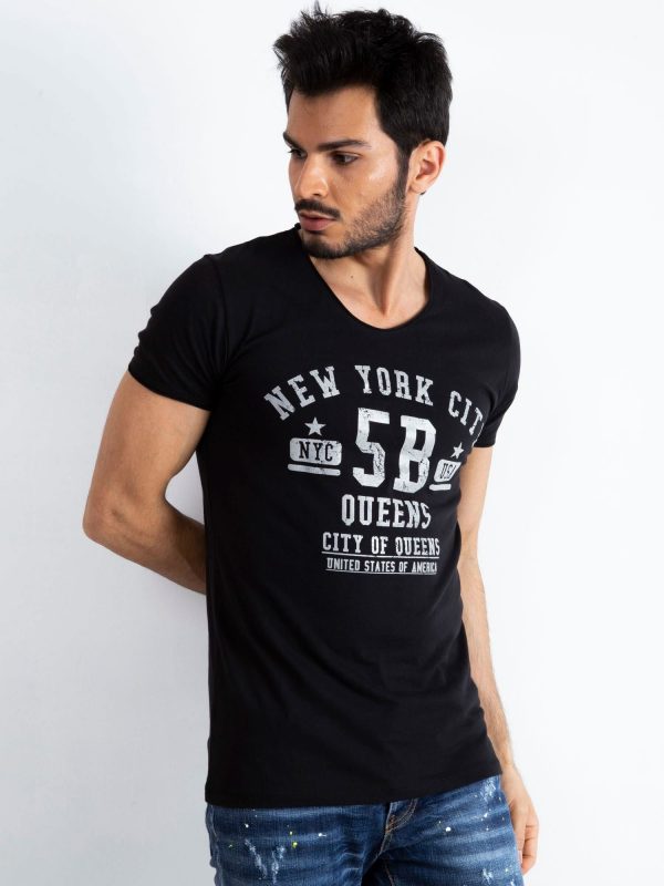 Black Men's T-Shirt Queens