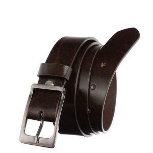 BADURA Women's Dark Brown Leather Strap