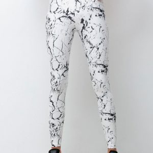 Black and White Marbelous Leggings