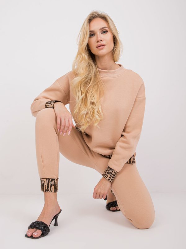 Beige sweatsuit set Oslo