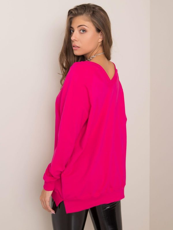 Fuchsia sweatshirt Leila RUE PARIS