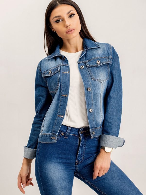 RUE PARIS Blue Selby Jacket