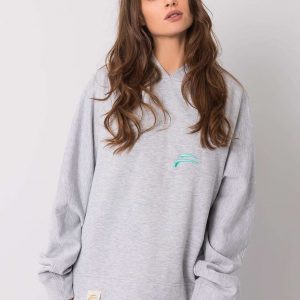 Grey sweatshirt Odette FOR FITNESS