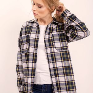 BSL Navy Blue Plaid Shirt