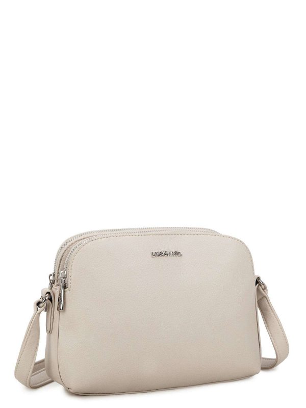 Beige women's handbag LUIGISANTO