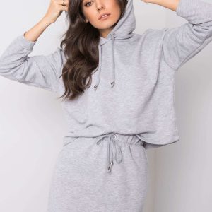 Grey melange set Alishia RUE PARIS