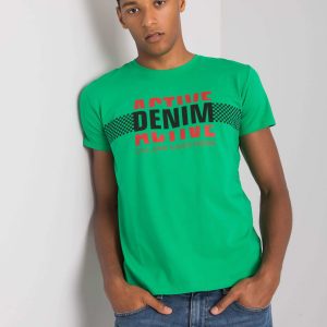 Dark Green Collin Printed Men's T-Shirt