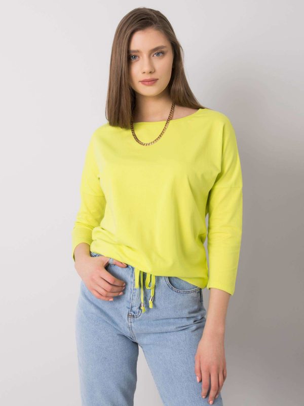 Fluo green blouse Fiona