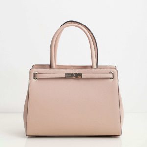 Pale Pink Women's Eco-Leather Handbag