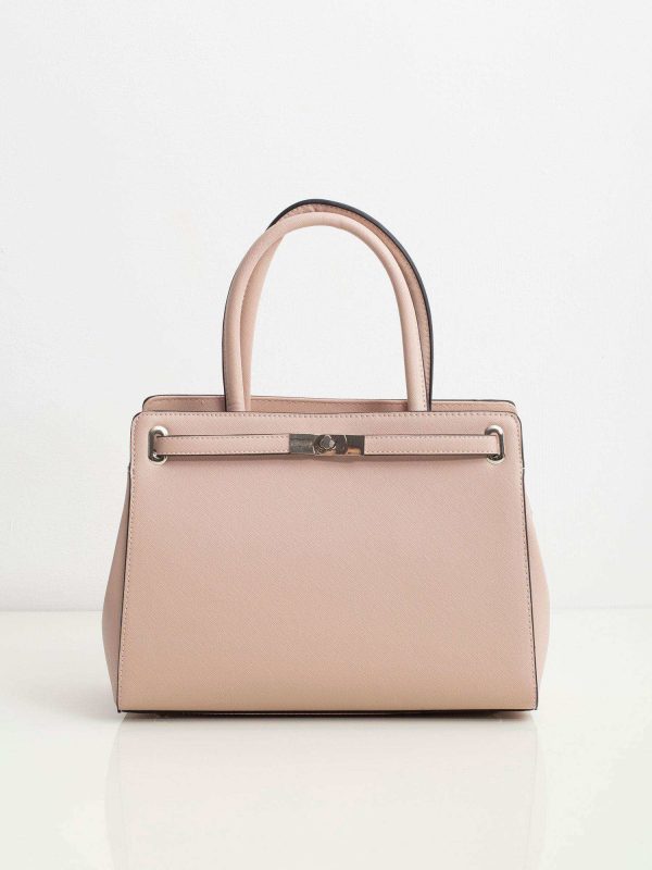 Pale Pink Women's Eco-Leather Handbag