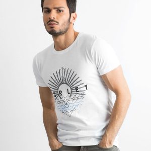 White Men's Cotton T-Shirt