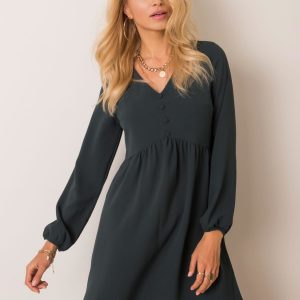 Ashley RUE PARIS dark green dress