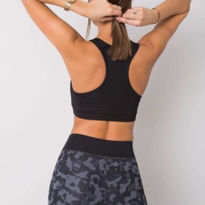 Black sports top Marina FOR FITNESS