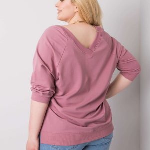 Dirty pink sweatshirt plus size Alexandria