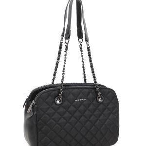 LUIGISANTO black quilted bag