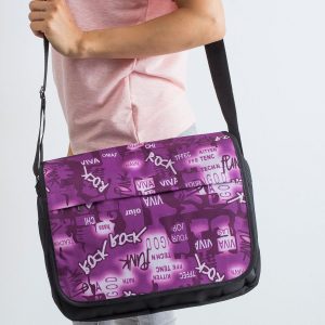 Black & Purple Shoulder Bag