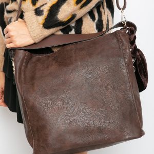 Dark brown women's bag