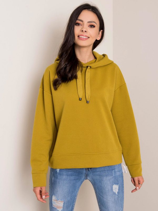 Olive sweatshirt Break SUBLEVEL