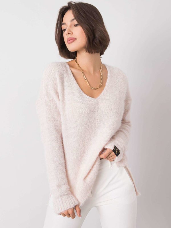 Light pink sweater Estella RUE PARIS