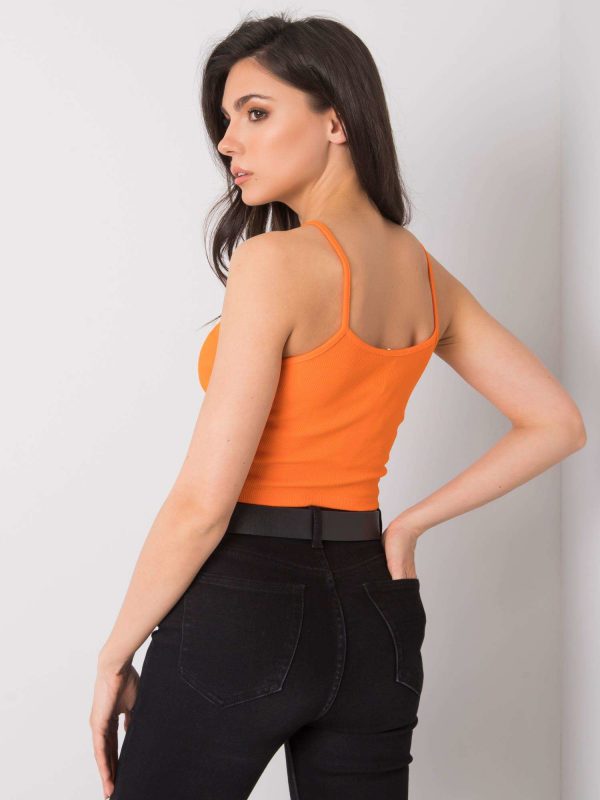 Orange short top Chelo RUE PARIS