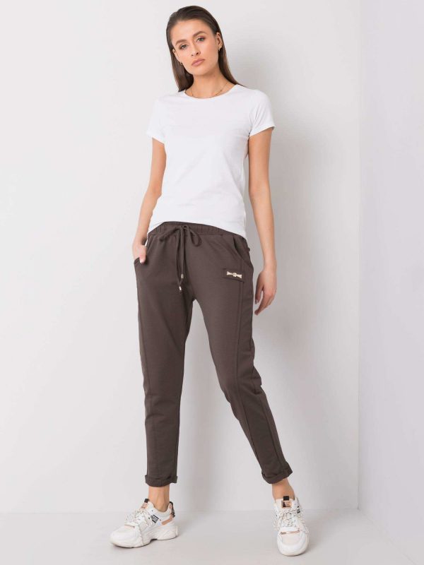 Dark khaki sweatpants Bella