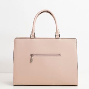 Light pink saffiano bag