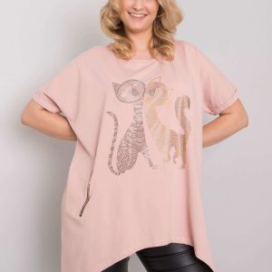 Dirty Pink Plus Size Midge Blouse