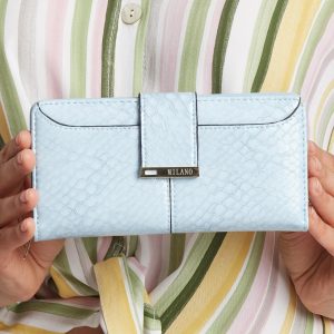 Light blue women's wallet