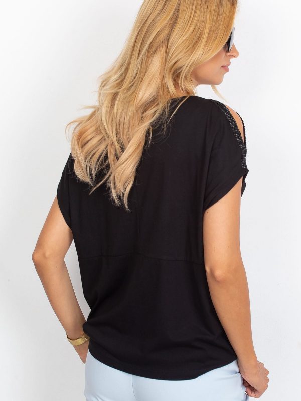 Domain black blouse