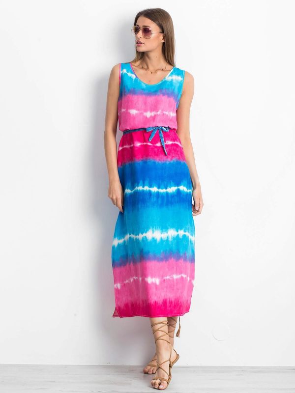 Pink and blue Lagoon dress