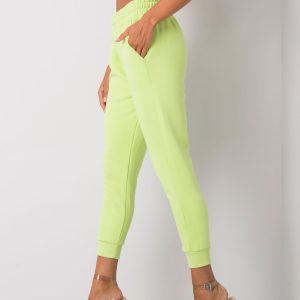 Lime Clancy Cotton Sweatpants