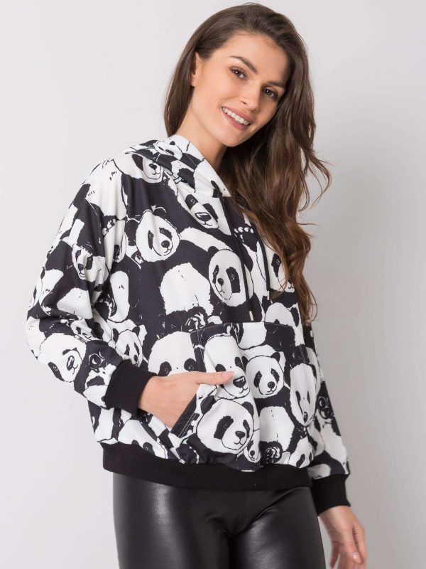 Black and White Panda Sweatshirt