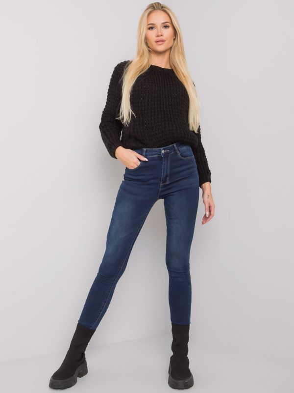 Dark Blue Fit High Waist Marshall Jeans