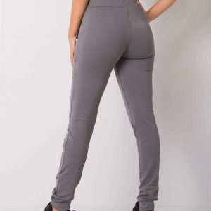 Dark grey sweatpants with the inscription Fatemah