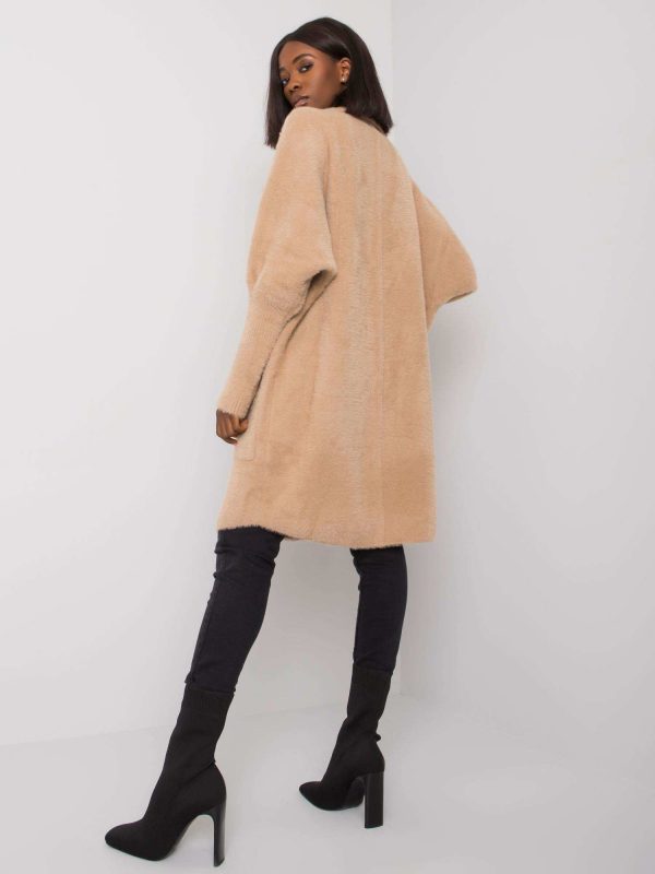 Nora's camel alpaca coat