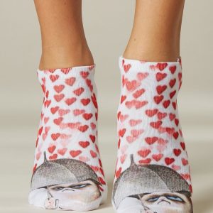 Women's socks with colorful print