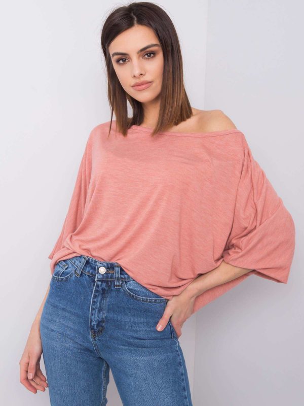 Dirty pink oversized blouse Eunicia RUE PARIS