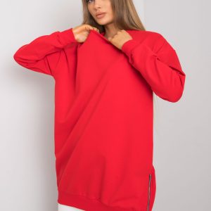 Rhiannon Red Long Sleeve Tunic