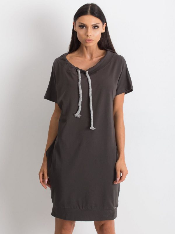 Distinctiveness Graphite Dress