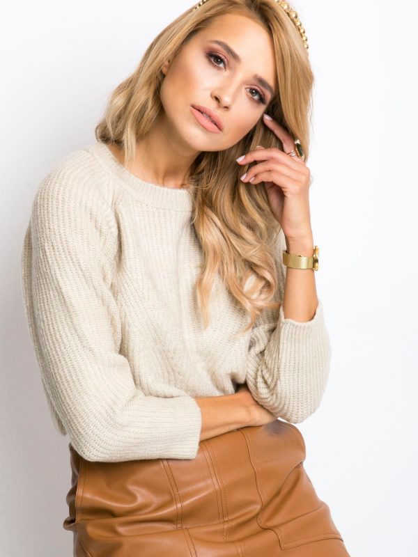 Beige Bounty Sweater