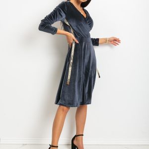 Velvet Graphite Dress