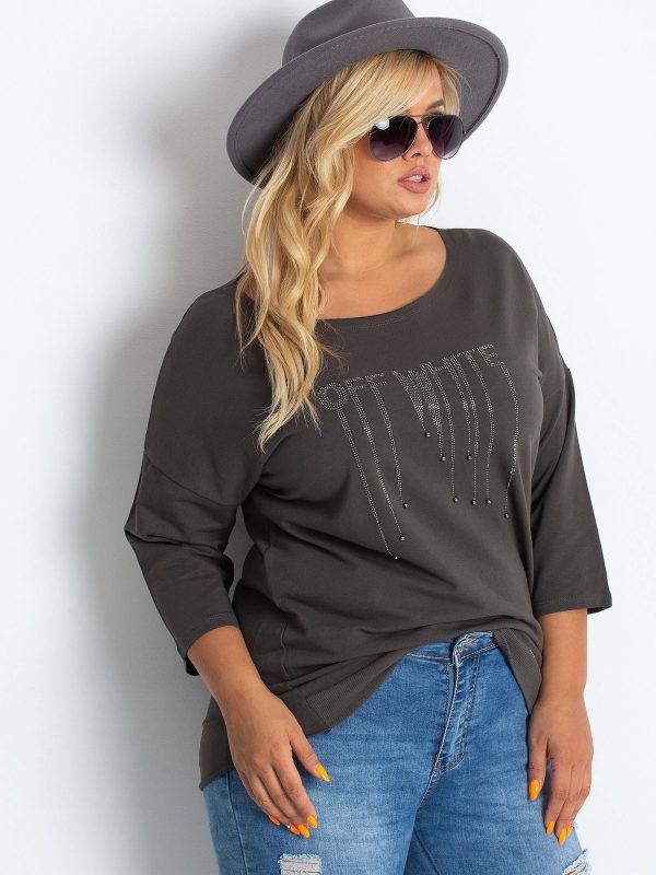 Graphite blouse plus size Stories