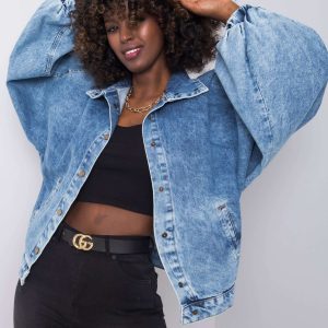 Blue denim jacket Diamond RUE PARIS