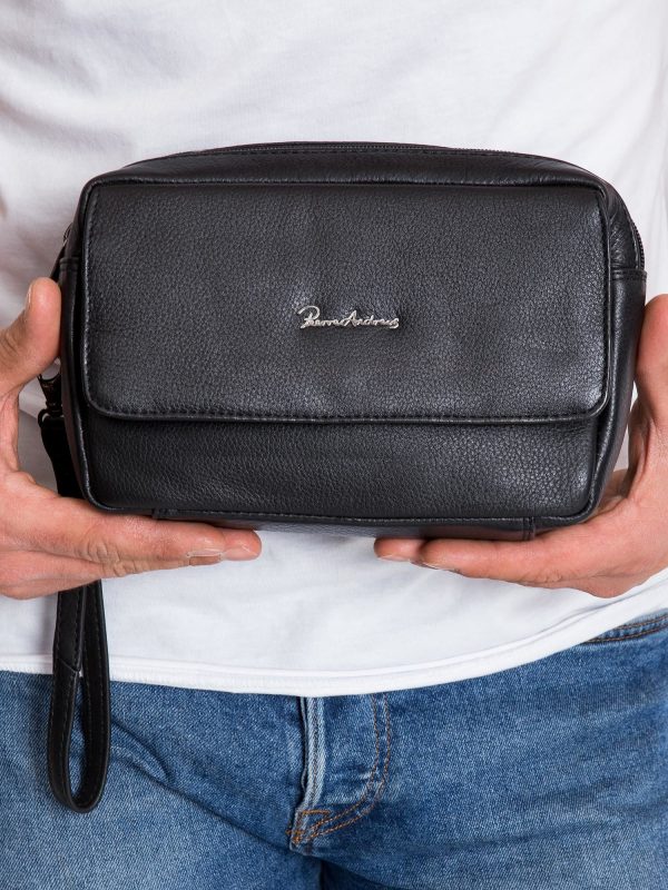 Black Men's Hand Bag