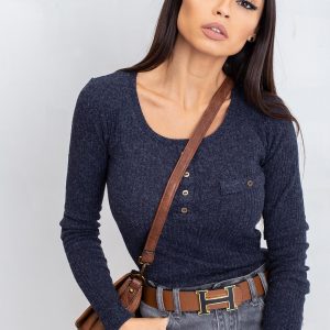 Navy blue blouse Bellissima