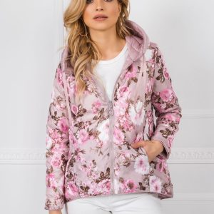 Dirty pink double-sided jacket Elodie