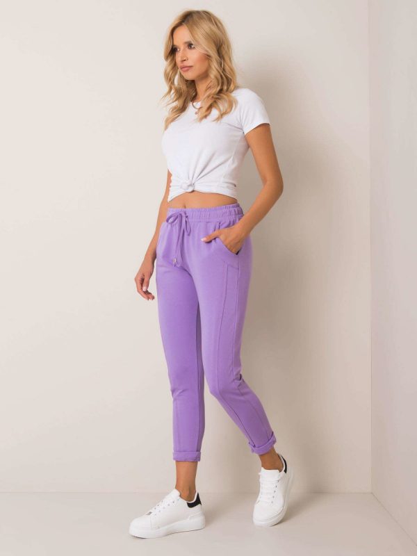 Purple pants Approachable